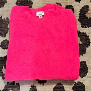 J. Crew Vibrant Pink Pullover
